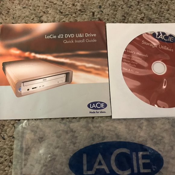 LaCie d2 DVD U&I 300727 External Drive - Picture 5 of 6